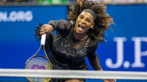 Serena Williams in action during the US Open Tennis Championship 2022